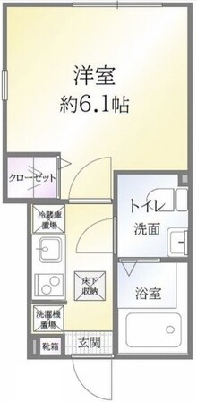 アザーレ・ターコイズ府中本町Bの物件間取画像